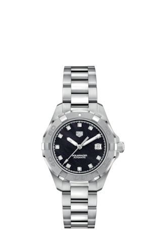 TAG Heuer Aquaracer 300M Calibre 9 Automatic 32 Stainless Steel / Black MOP - Diamond / Bracelet